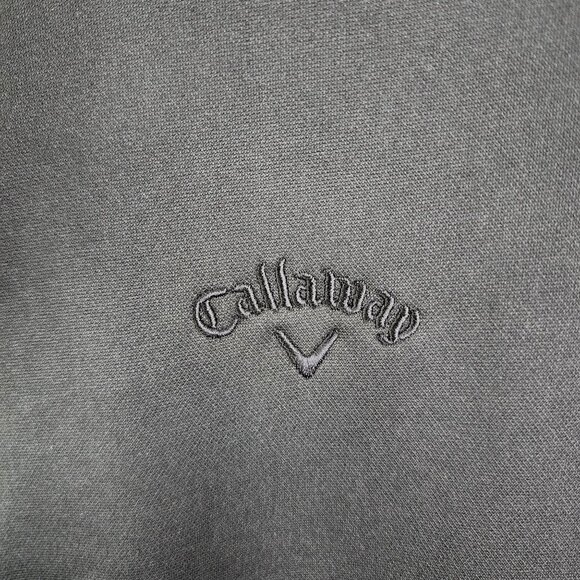 Mens Black & Gray Callaway Jacket Full-Zip Mock Neck Long Sleeve XXL - Picture 6 of 15